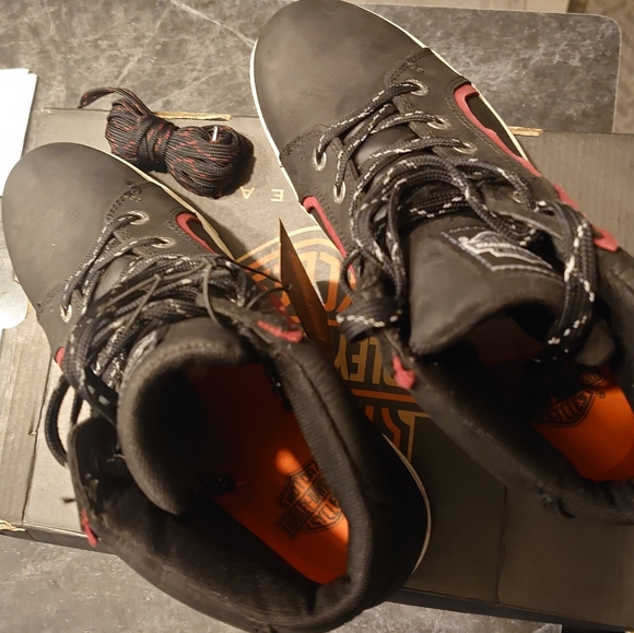 Brand New Harley Davidson womens Mackey shoe/boot size 10 - Picture 6 of 7